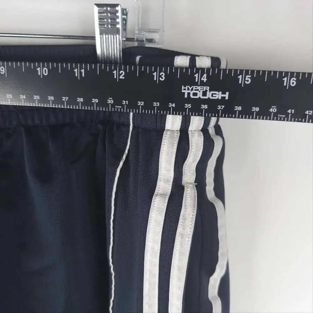 Adidas Men's Athletic Performance 3-Stripe Basketball Shorts Black